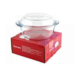 Кастрюля жароміцна з кришкою 0,8 л. Borcam Pasabahce - 59033