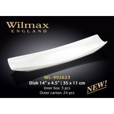 Wilmax Блюдо прямокутне 35х11см WL-992623