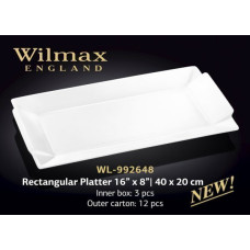 Wilmax Блюдо прямокутне 40х20см WL-992648