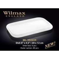 Wilmax Блюдо прямокутне з-полями 20х12см WL-992659