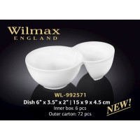 Ємність для закусок 15x9x4,5см. Wilmax - WL-992571
