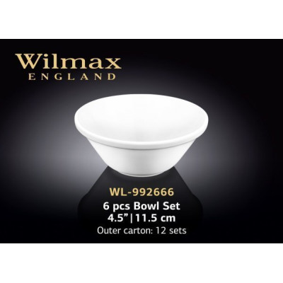 Салатники набір 6шт.  Color Wilmax - 992666