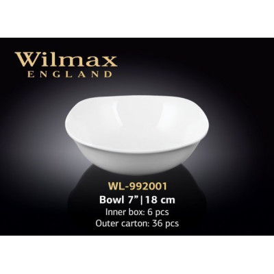 Wilmax Салатник квадратний 18см WL-992001