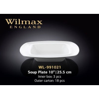 Wilmax Тарілка глибока квадратна 25см WL-991021