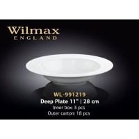 Тарілка глибока 28см. Wilmax - WL-991219