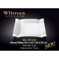 Wilmax Тарілка обідня 25x25см WL-991232