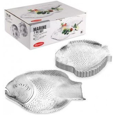Блюда набір 7 предметів 1+6пр. MARINE PASABAHCE - 97159