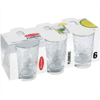 Склянка набір 6 штук 205мл. Flowers Paşabahçe - 52944