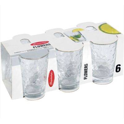 Склянка набір 6 штук 205мл. Flowers Paşabahçe - 52944