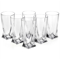 Склянки для води набір 6Х350мл Quadro Bohemia - b2k936-99A44/350