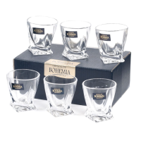 Стопки для горілки набір 6 штук 55 мл. Quadro Bohemia - b2k936-99A44/55