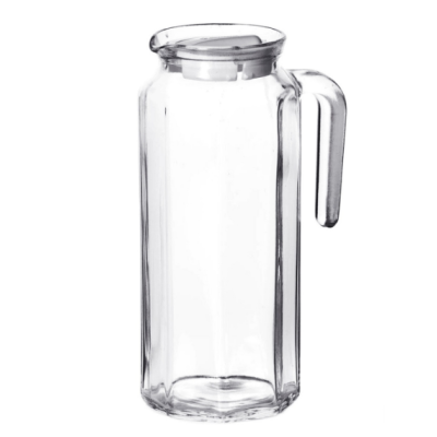 Глечик для напоїв з білою кришкою 1000 мл. КOSEM Pasabahce  -  80051Б