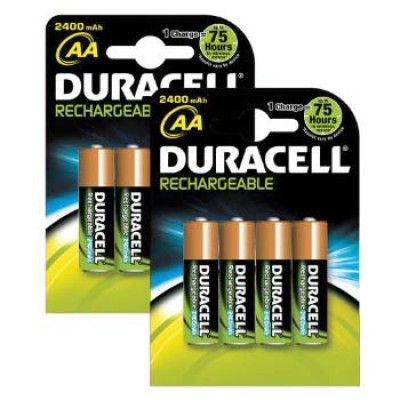 Батарейка зарядна акумулятор Duracell RECHARGEABLE R6 2400 - 203686
