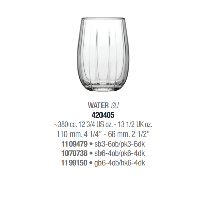 Склянки набір 6 штук 380 мл. Linka Pasabahce - 420405