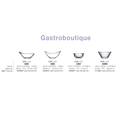 Соусники набір 6 шт. 84 мл. Gastroboutique Pasabahce - 53942