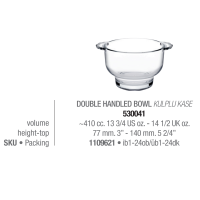 Бульйонниці набір 2 штуки 280 мл. Soupy Pasabahce - 530041