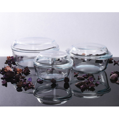 Каструлі жароміцні набір 3 шт. Borcam Pasabahce - 159021