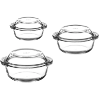 Каструлі жароміцні набір 3 шт. Borcam Pasabahce - 159021