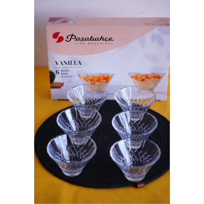 Салатники набір 6 штук 10 см. 170 мл. Vanilla Pasabahce - 530436