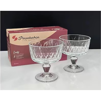 Креманки для десерту набір 2 штуки 260 мл. Leafy Pasabahce - 440414