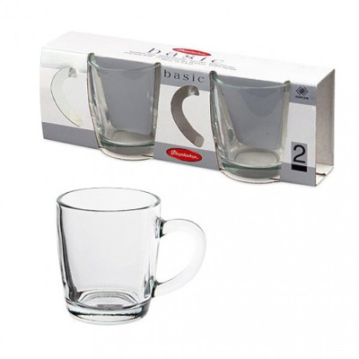 Кружки для чаю набір 2 штуки 350 мл. Basic PASABAHCE - 55531-2