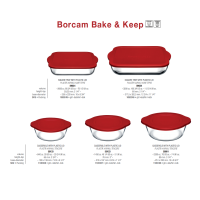 Каструля з кришкою жароміцна 0,9 л. Borcam Pasabahce - 59133K