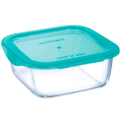 Харчовий контейнер скляний квадратний з кришкою 760 мл. Keepn Box Lagoon Luminarc - P5521