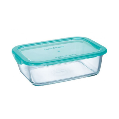 Харчовий контейнер скляний прямокутний з кришкою 1220 мл. Lagoon Keepn Box Luminarc P5517