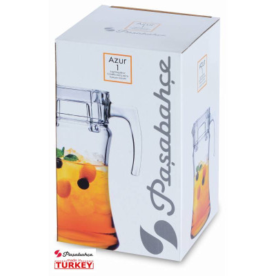 Глечик для напоїв 1,4л. з кришкою Azur Pasabahce  - 43018