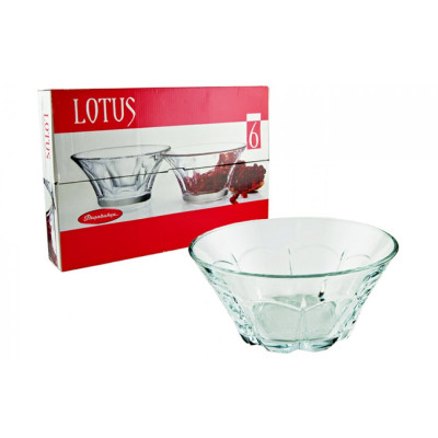 Pasabahce LOTUS Салатник набор 6х120 мм  53233