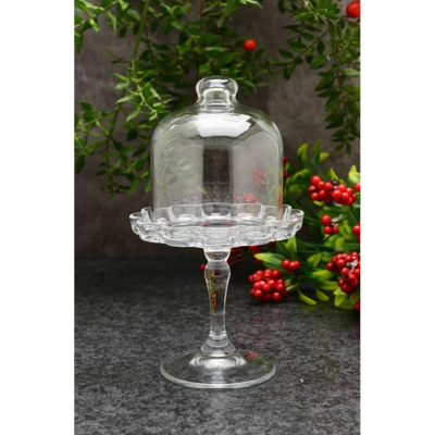 Блюдо на ніжці з кришкою 19 см Mini Patisserie Pasabahce – 96457