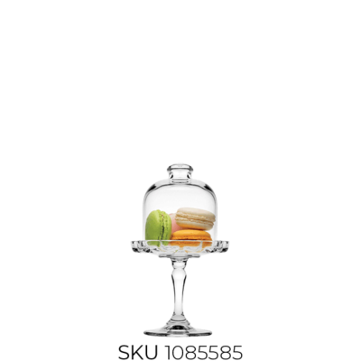 Блюдо на ніжці з кришкою 19 см Mini Patisserie Pasabahce – 96457