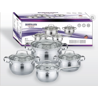 BOHMANN Набор кастрюль 8 предметов - BH 1461-08