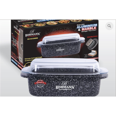 BOHMANN Кастрюля большая с крышкой 5,5л. - BH 6232 MRB