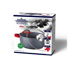 Кастрюля 6,6л. з кришкою 28см. PETERHOF MOON - PH15877-28