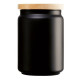 Luminarc Box Mania Bois Script Black.Банка с крышкой 1л J6790