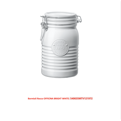 Банка для зберігання 1000 мл. OFFICINA BRIGHT WHITE BormioliRocco - 540635MTV121972