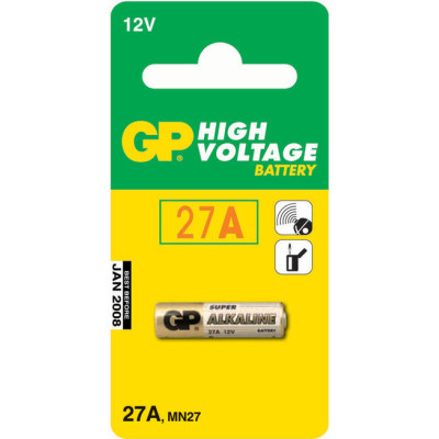 GP Батарейка GP A27 MN27/L828 12V BATT-GP-MN27 - 011504