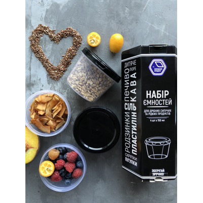 Narodnyiproduct Набор емкостей для жидких продуктов 4х150 мл. - 87ч