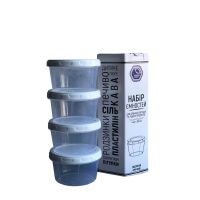 Narodnyiproduct Набор емкостей для жидких продуктов 4х150 мл. - 87б