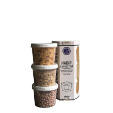 Narodnyiproduct Набор емкостей для жидких продуктов 3х200мл, - 88б