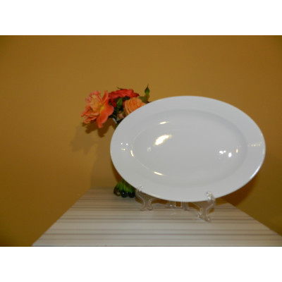 Zarin Plain White Items Блюдо овальное 26 см 74926