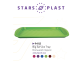 Піднос кольоровий пластик 44х32см. StarsPlast - 94112