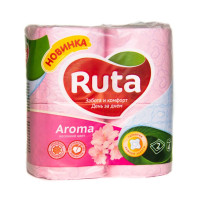 Папір туалетний спайка 4 рулони RUTA - Ruta5-3