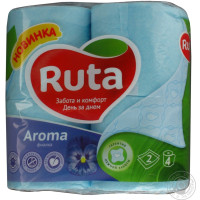Папір туалетний спайка 4 рулони RUTA - Ruta5-4