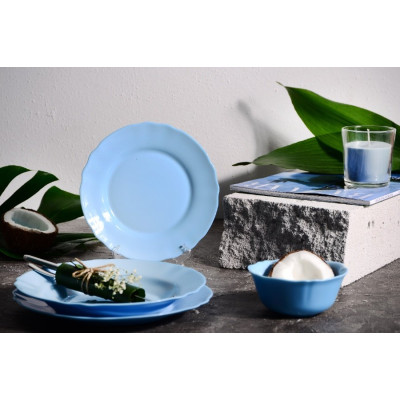 Luminarc Louis XV Light Blue  Столовый сервиз 18 пр. * Q5615