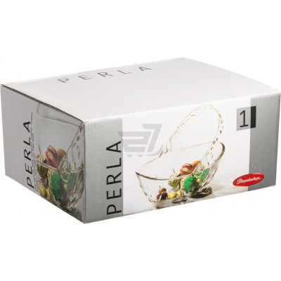 Ваза-цукерниця з ручкою 23 см.  PERLA PAŞABAHÇE - 53793