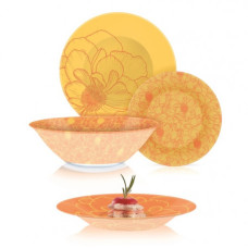 Luminarc Big Flower Orange  Столовый сервиз 19 пр * Q4858