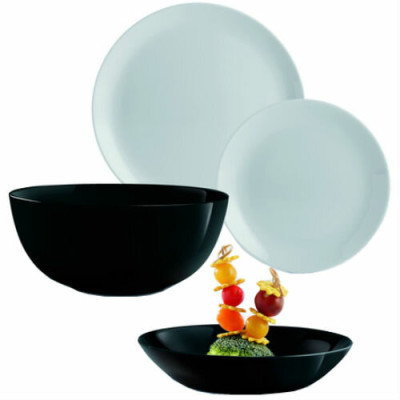 Luminarc Diwali Black&Granit  Столовый сервиз 19 пр. * P4358