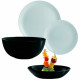 Luminarc Diwali Black&Granit  Столовый сервиз 19 пр. * P4358